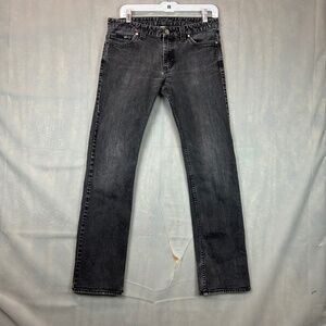 VANS Property of Vans 1966 Men's Black Denim Jeans Straight Leg Size 30x32